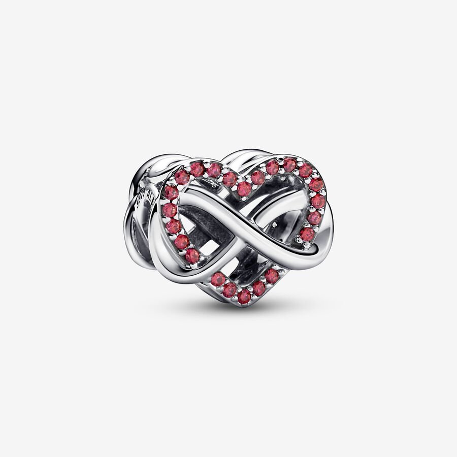 Pandora : Metallic Red Heart Charm