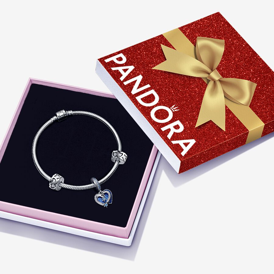 Pandora Heart & Clover Bracelet Gift Set B801786