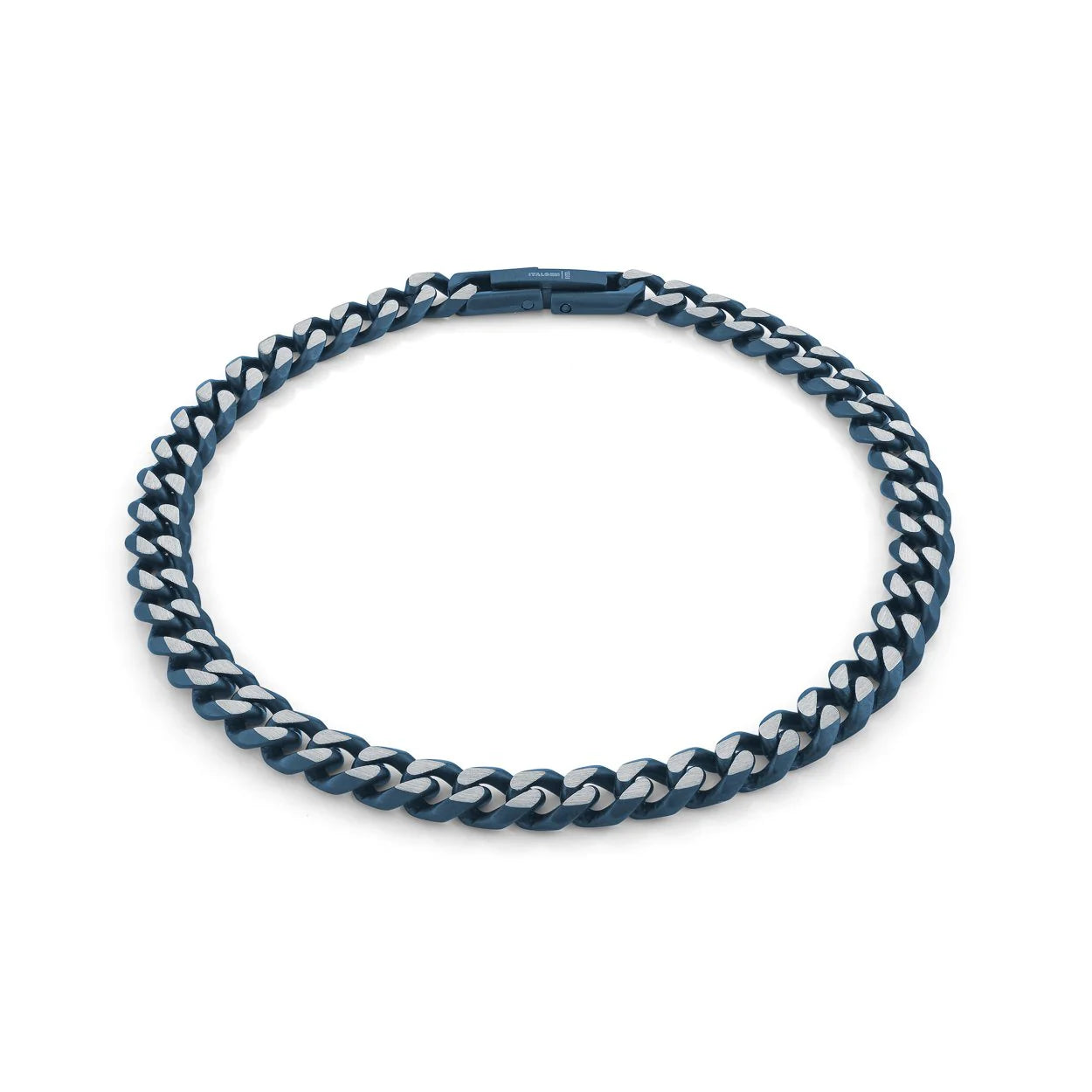 Stainless Steel Blue Brushed 5.5MM Bracelet - SMB515