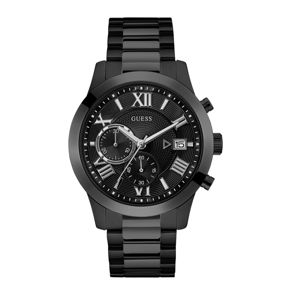 Guess Mens Black Chronograph Watch - U0668G5