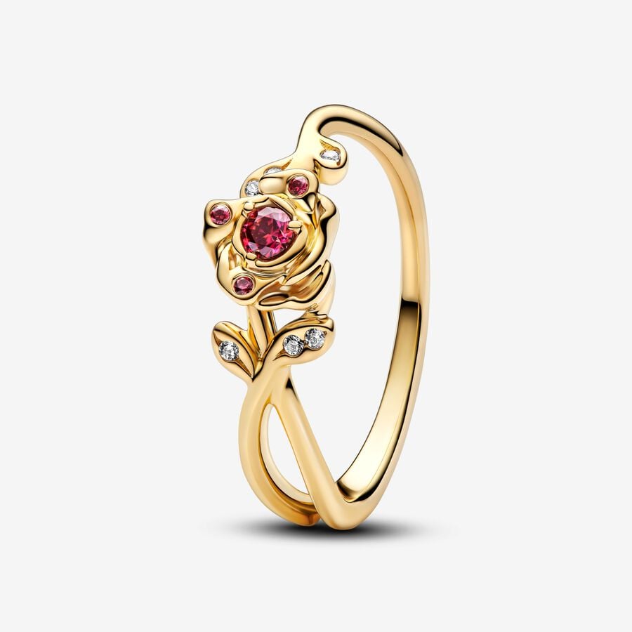 Pandora Disney Beauty and the Beast Rose Ring 160017C01