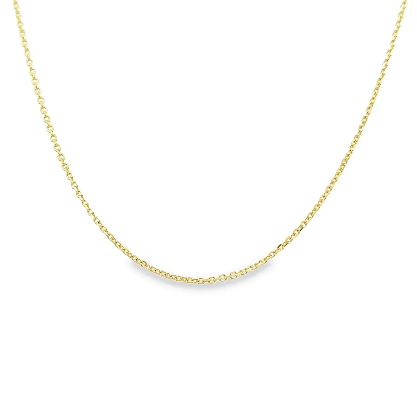 10 Karat Yellow Gold Cancer Zodiac Disc Necklace