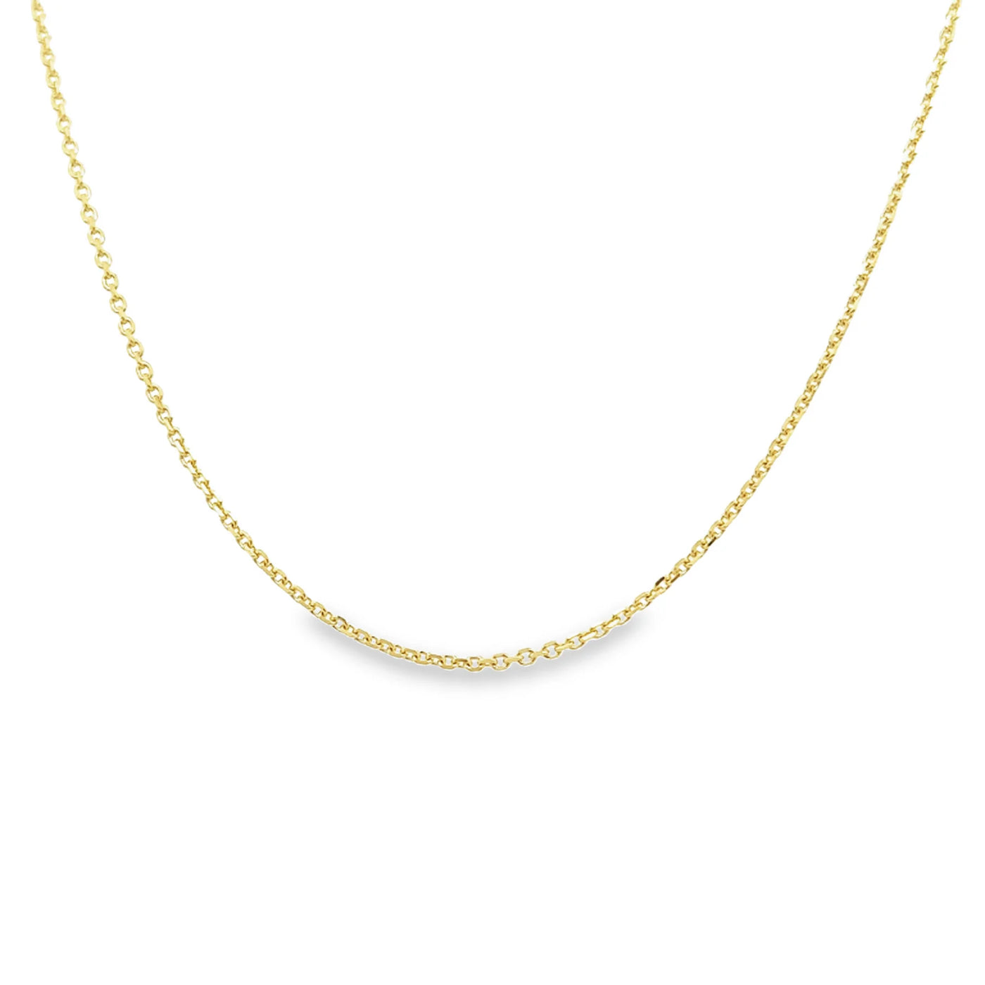 10 Karat Yellow Gold Virgo Zodiac Disc Necklace