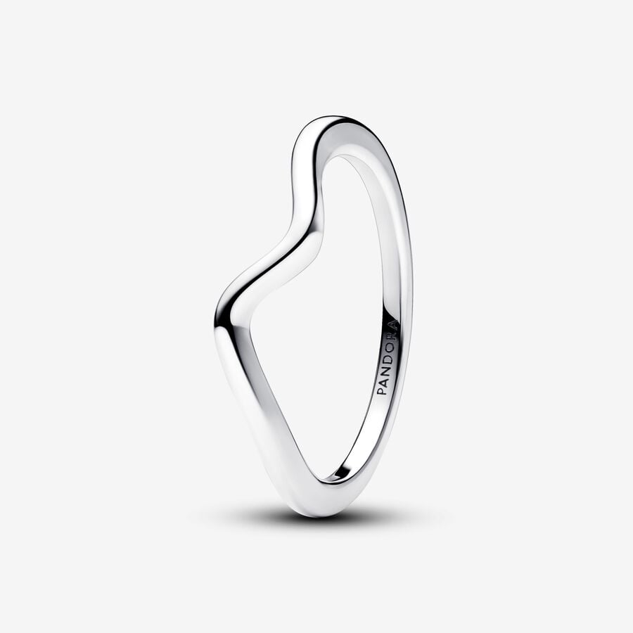 Pandora Polished Wave Ring -  193095C00