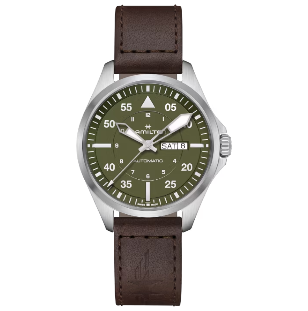 Hamilton 42mm Khaki Aviation Pilot Day Date Auto-H64635560