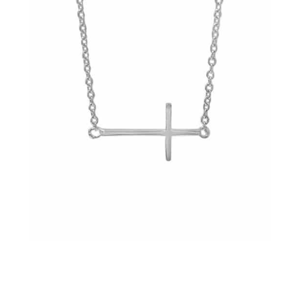 Sterling Silver Cross Necklace