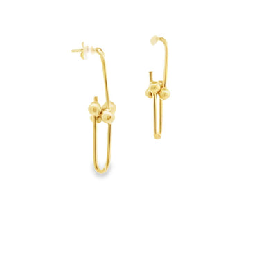 10 Karat Yellow Gold Drop Earrings