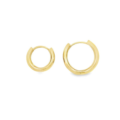 10 Karat Yellow Gold Hoop Earrings