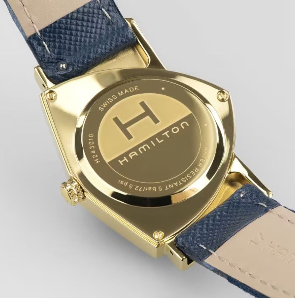 Hamilton Gold Tone Ventura Quartz Watch - H24301941