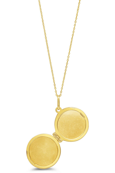 10 Karat Yellow Gold Round Locket