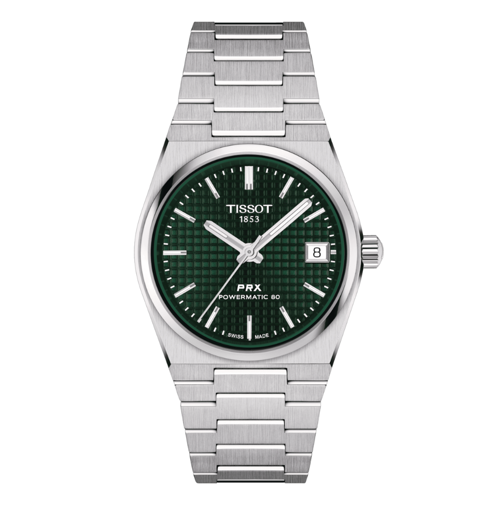 Tissot PRX Powermatic 80 35mm Green Dial Watch-T137.207.11.091.00