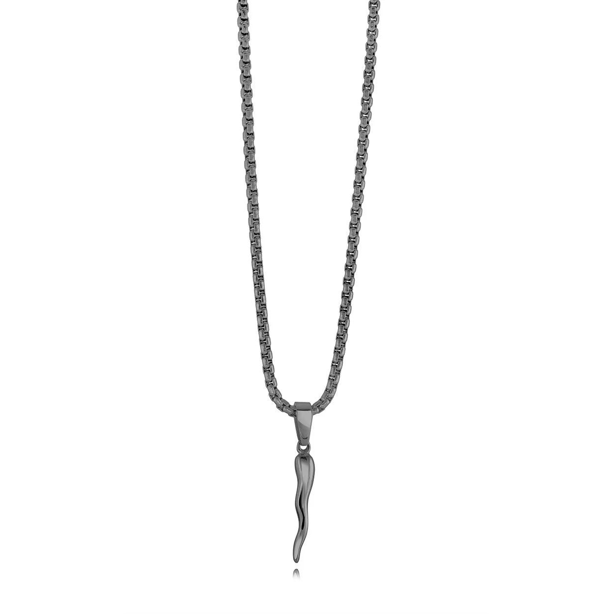 Stainless Steel Small Cornetto Pendant & Chain - SP439