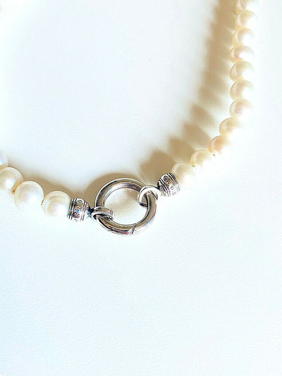 Thomas Sabo Sterling Silver Pearl Necklace KE124