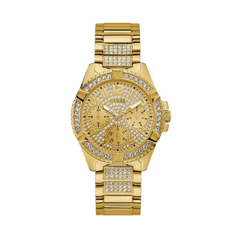 Guess Gold-Tone Multifunction Watch - U0799G2