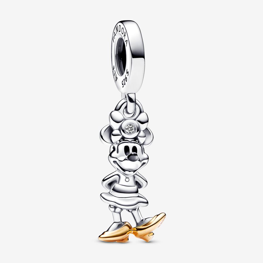 Pandora Disney 100th Anniversary Minnie Mouse Lab-grown Diamond Dangle Charm - 792559C01