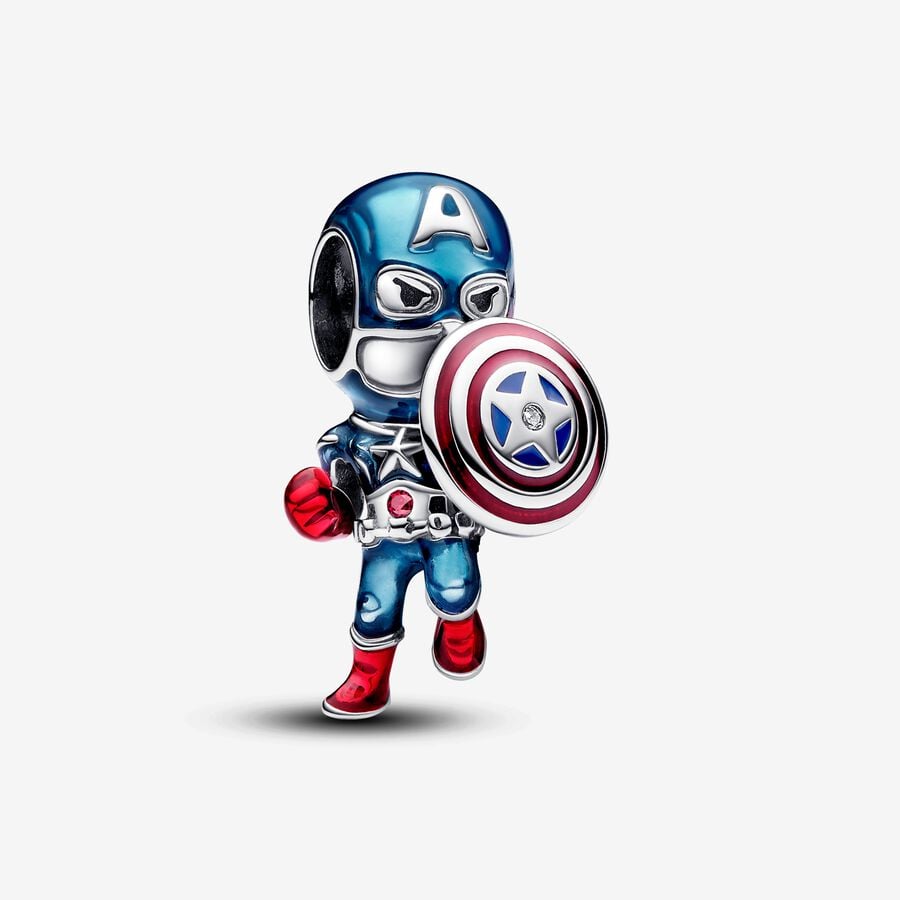 Pandora Marvel The Avengers Captain America Charm 793129C01