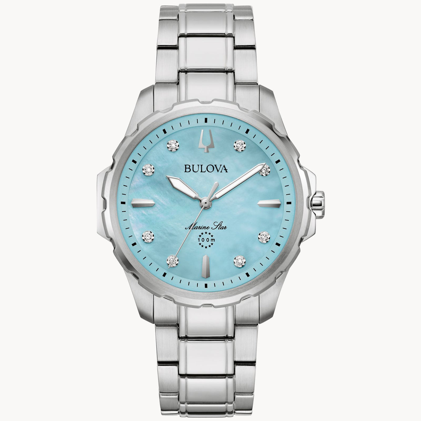 Bulova Marine Star Blue Dial 36mm Watch - 96P248