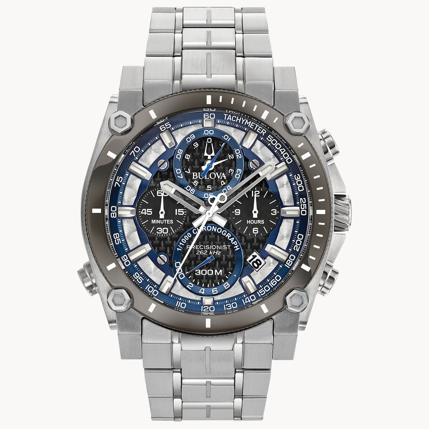 Bulova Icon Precisionist Stainless Steel Watch - 98B316