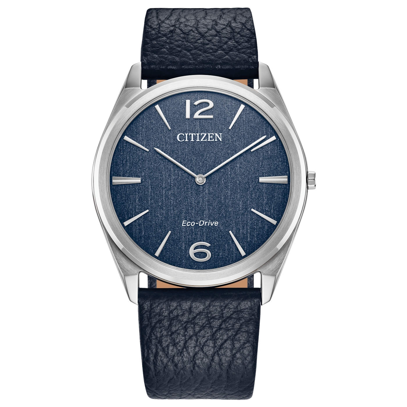 Citizen Suratto Blue Dial Leather Strap Watch - AR3120-08L