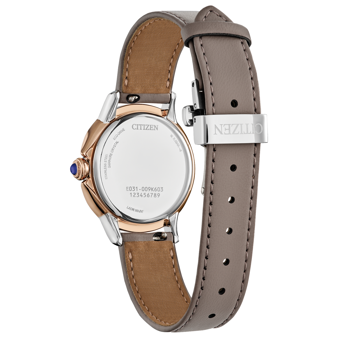 Citizen Ceci Taupe Dial Eco-Pet Strap Watch - EM1166-01Z