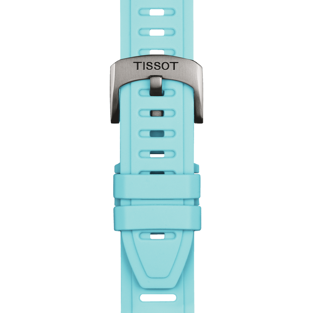 Tissot Ice Blue Silicone Strap 21mm xs - T852.049.329