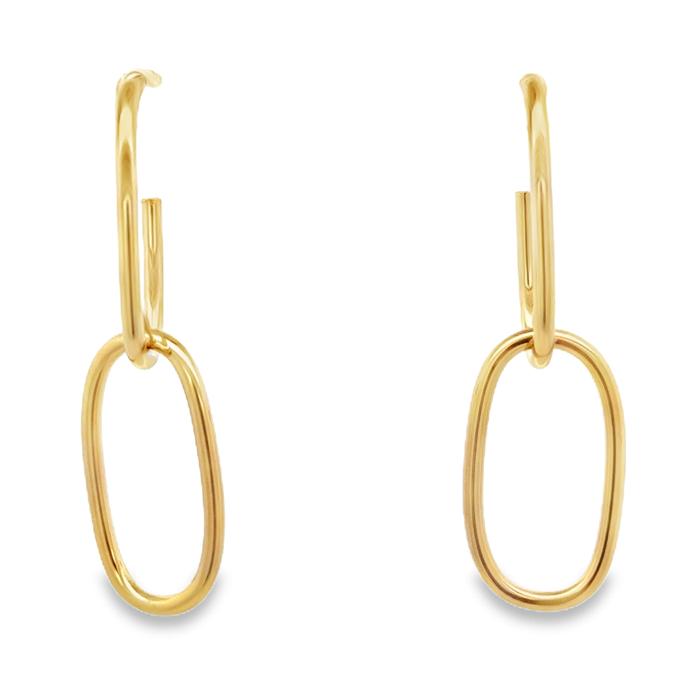 10 Karat Yellow Gold Dangle Earrings