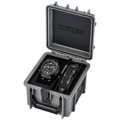 Citizen Promaster Land U822 Grey Dial Stainless Steel Watch - JV1008-63E