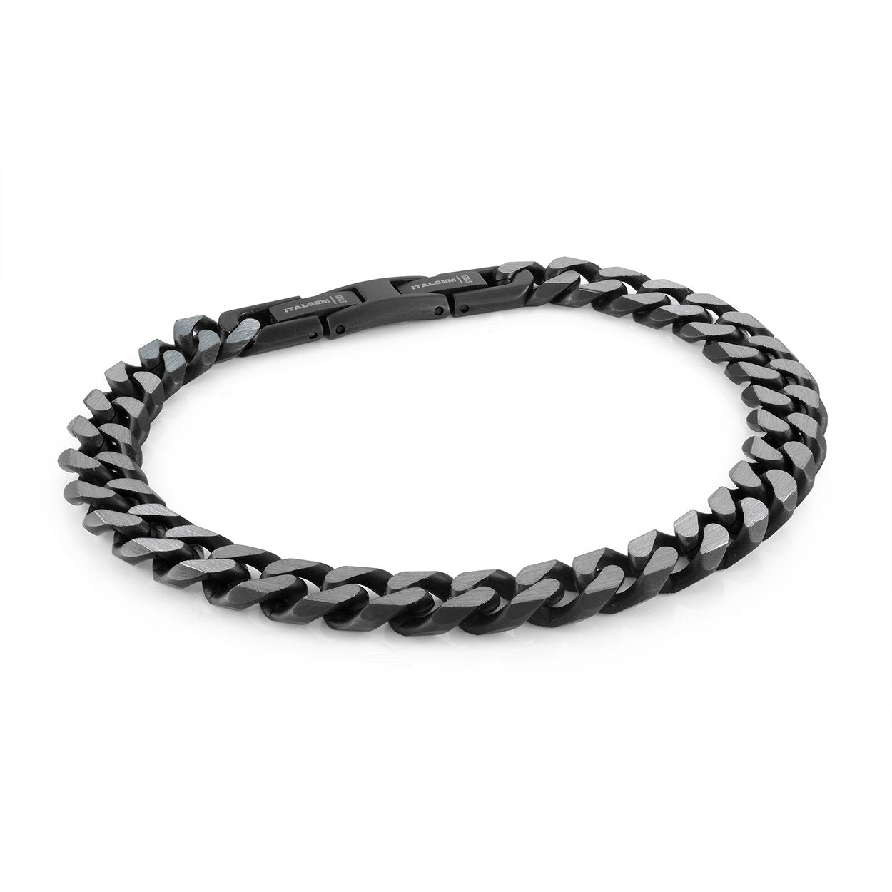 Stainless Steel Matte Curb Link Bracelet 8.6MM - SMB685