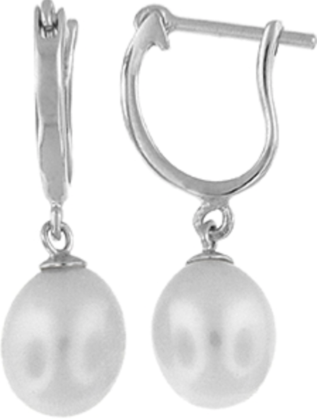 Sterling Silver Freshwater Pearl Drop Earrings