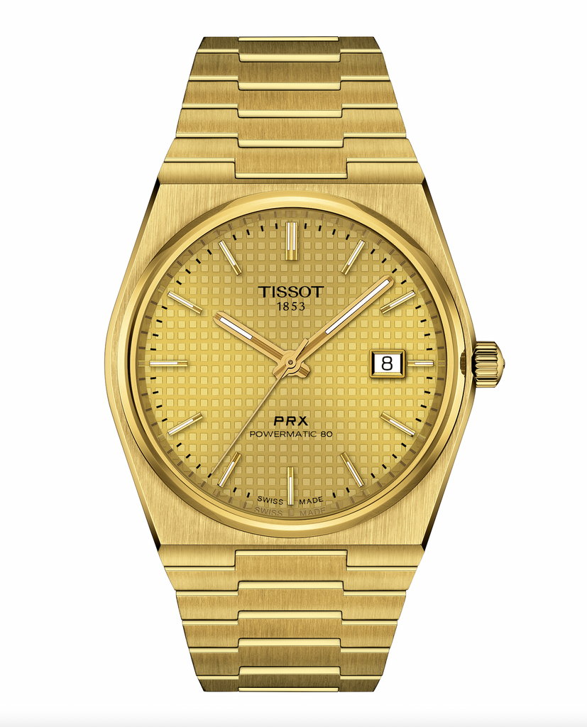 Tissot PRX Powermatic 80 40mm Gold-Tone Watch-T137.407.33.021.00