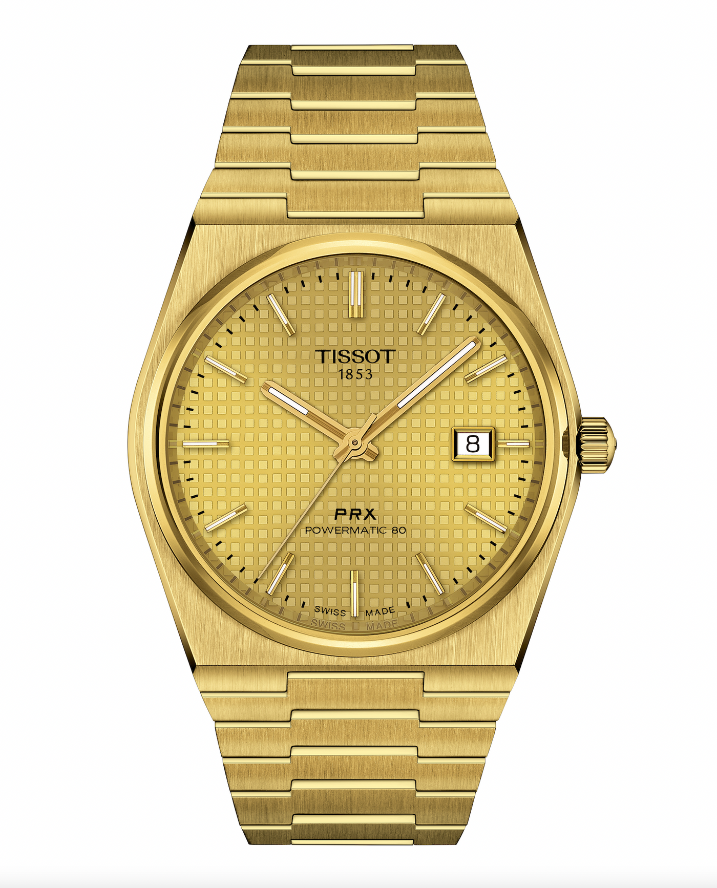 Tissot PRX Powermatic 80 40mm Gold-Tone Watch-T137.407.33.021.00