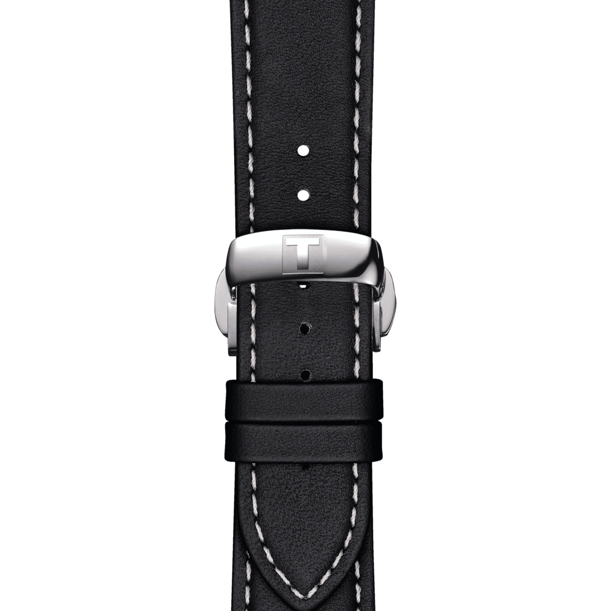 Tissot Black Leather 21mm Watch Strap-T852.044.599