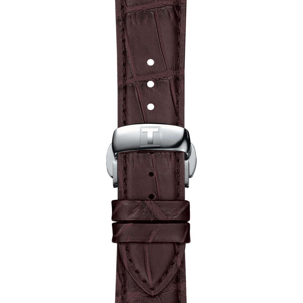 Tissot Brown Leather 21mm Watch Strap-T852.045.399