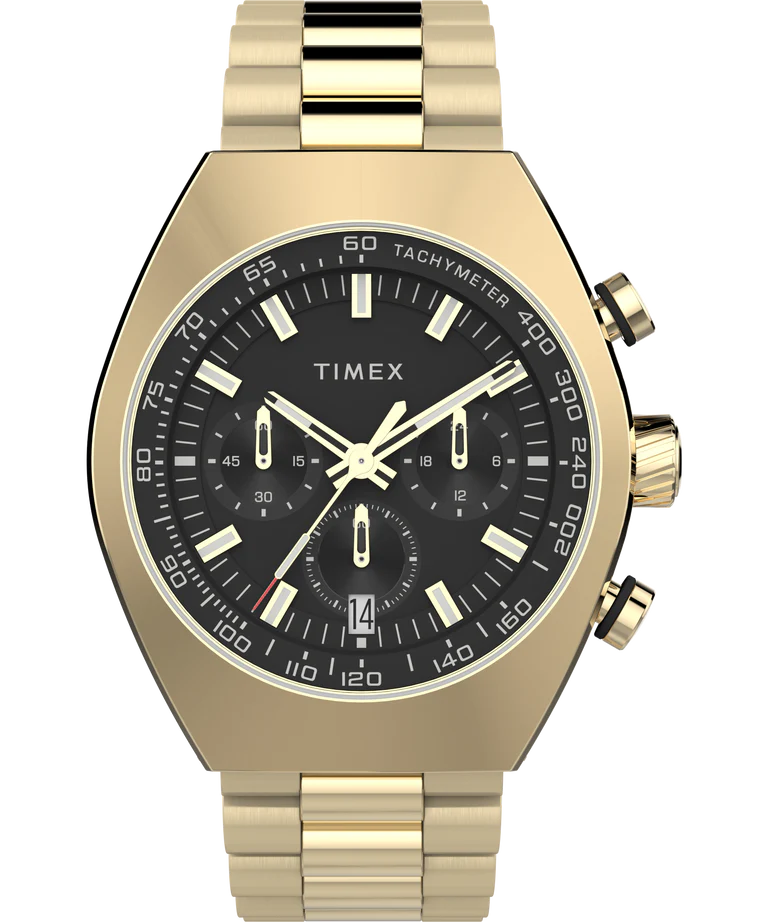 Timex Legacy Goldtone Tonneau Watch - TW2W22100VQ