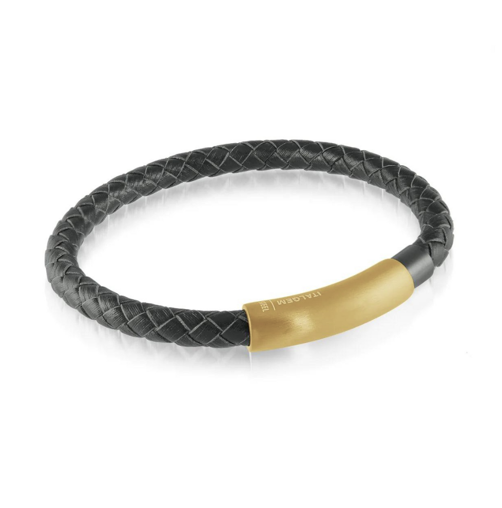 Stainless Steel Matte Magnetic Clasp Bracelet - SLB562-825