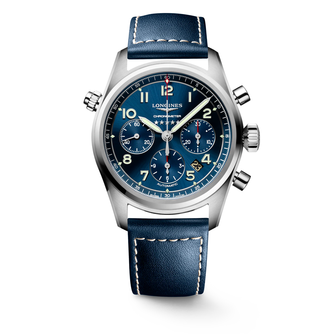 Longines Spirit Chronometer 42mm Watch-L3.820.4.93.0