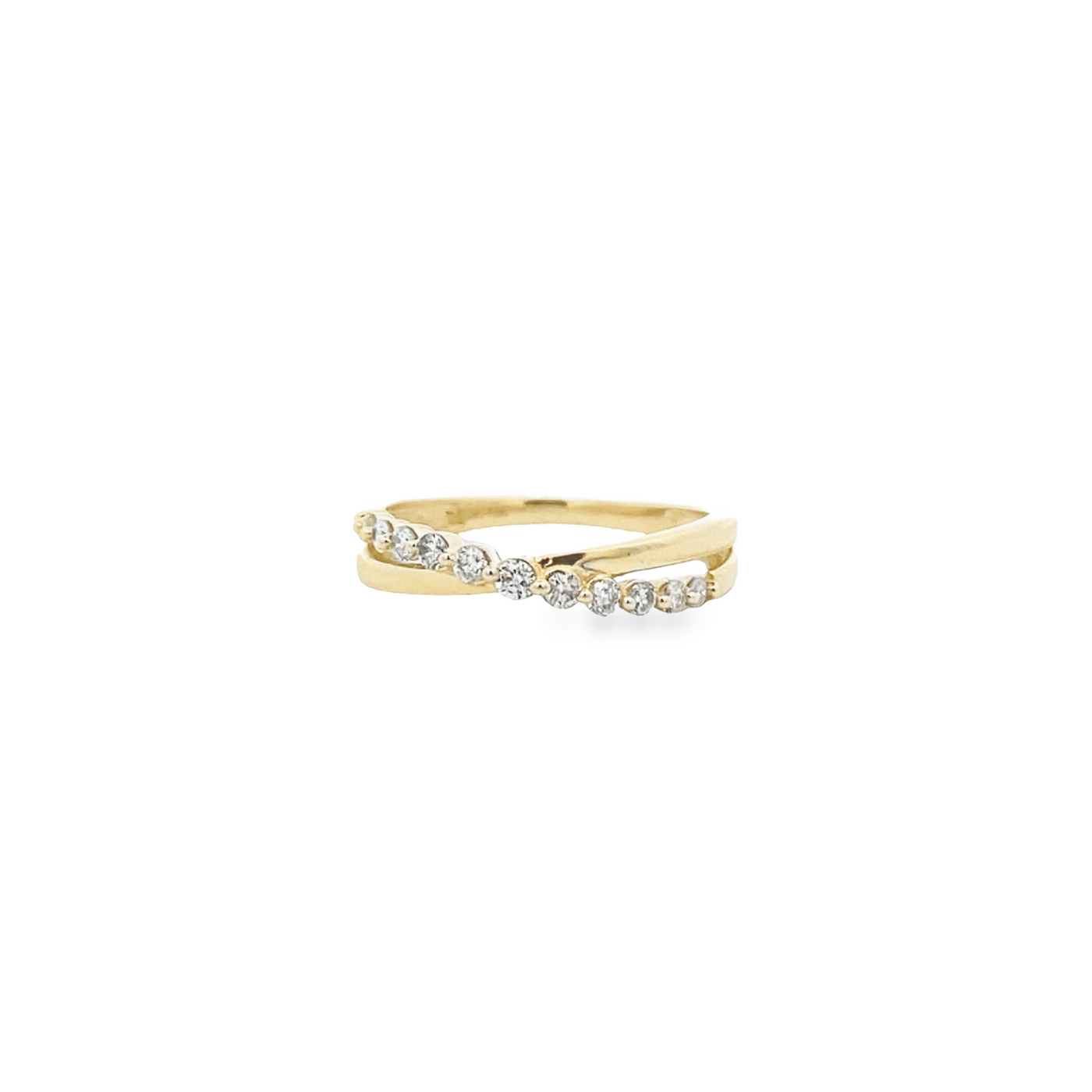 10 Karat Yellow Gold Diamond 0.25CT Band