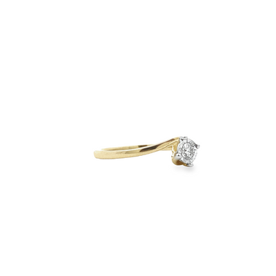 10 Karat Yellow Gold Diamond 0.10CT Ring