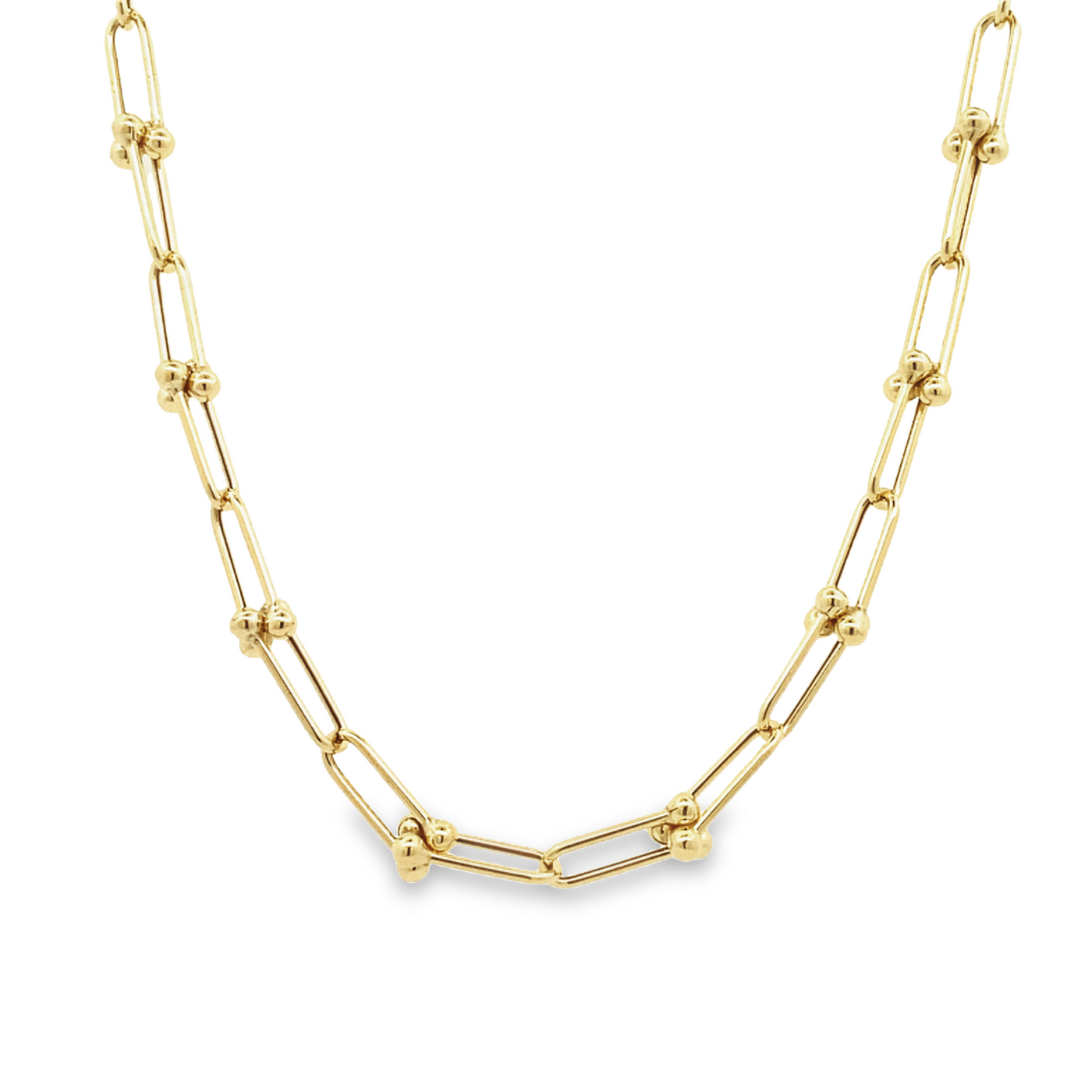 10 Karat Yellow Gold Hardware Necklace