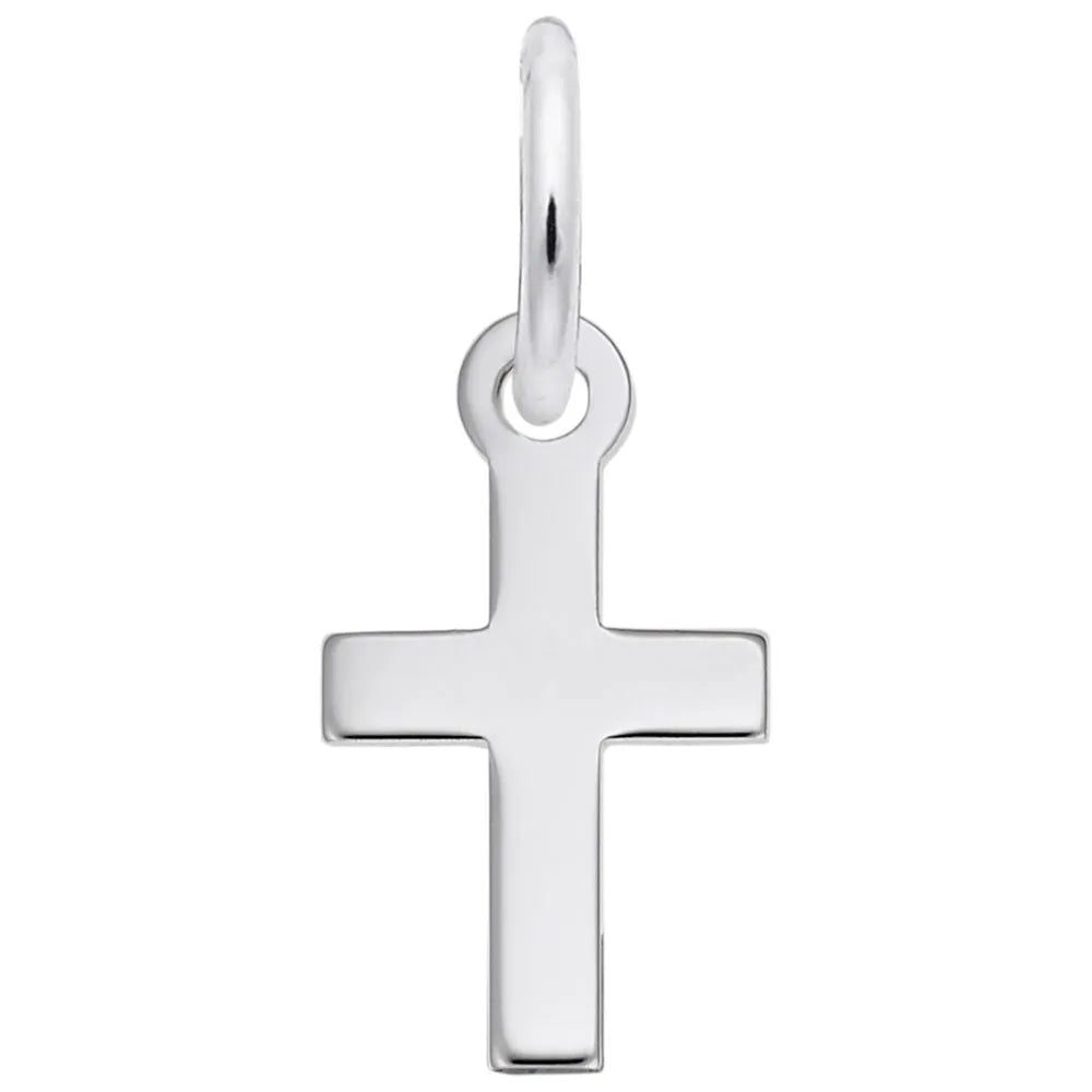 Sterling Silver Plain Cross Charm