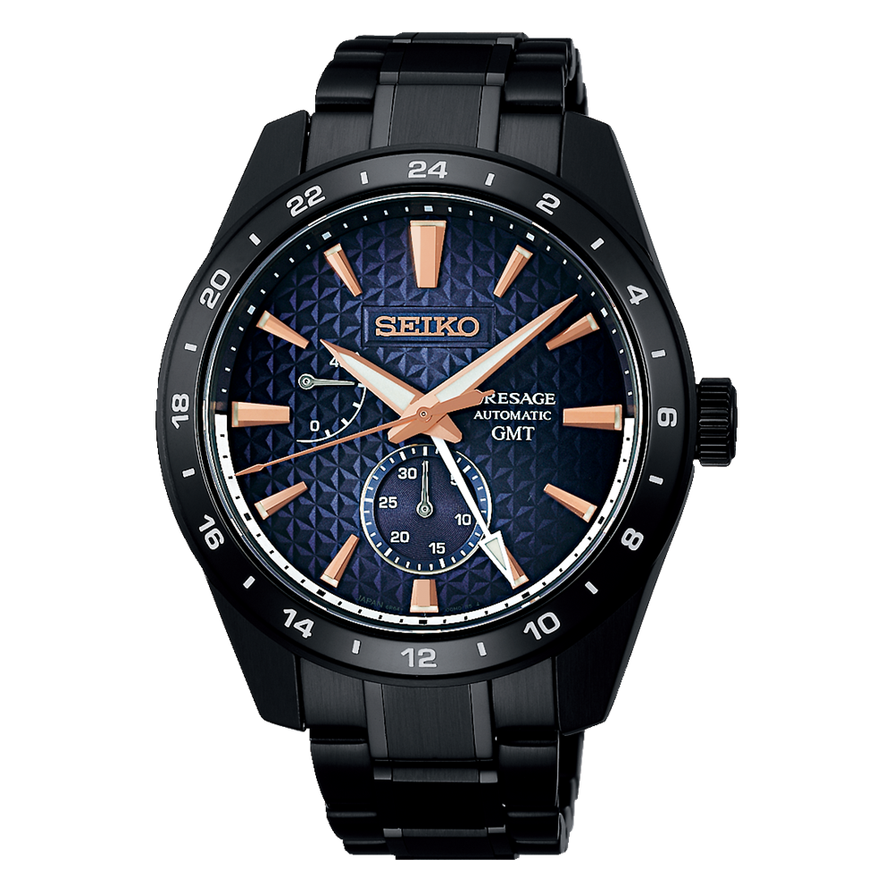 Seiko Presage Sharp Edge 'Akebono' Limited Edition GMT Watch-SPB361J1